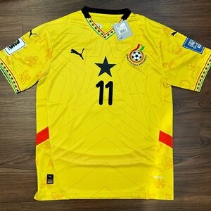 Ghana Black Stars National Team Antoine Semenyo Soccer Football Jersey